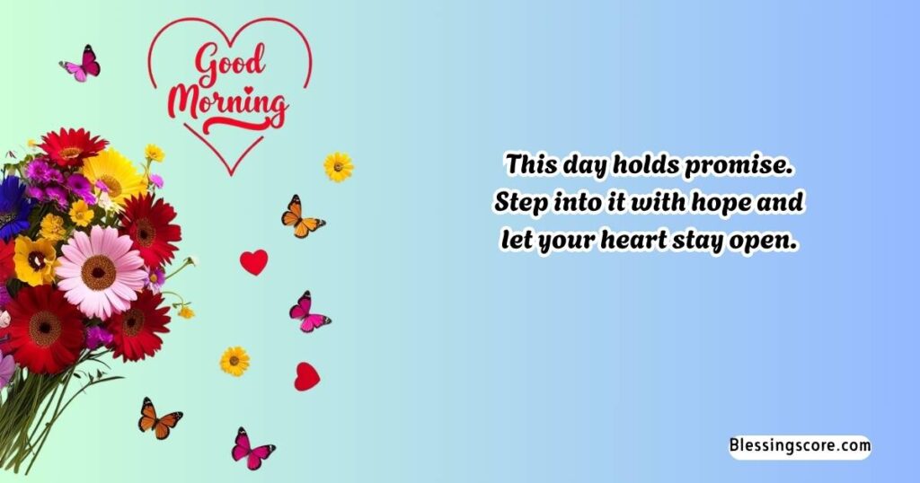 Positive Thursday Good Morning Blessings - This day holds promise