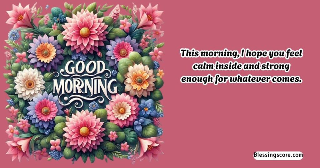 Good Thursday Morning Blessings - I hope you feel calm inside