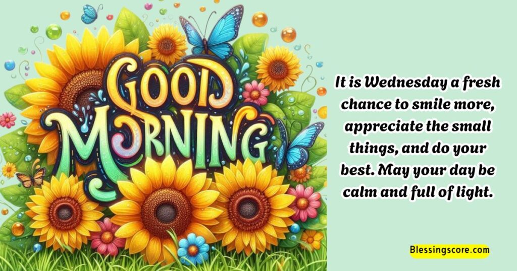 Good Morning Happy Wednesday Blessings and Prayers - Cute Images