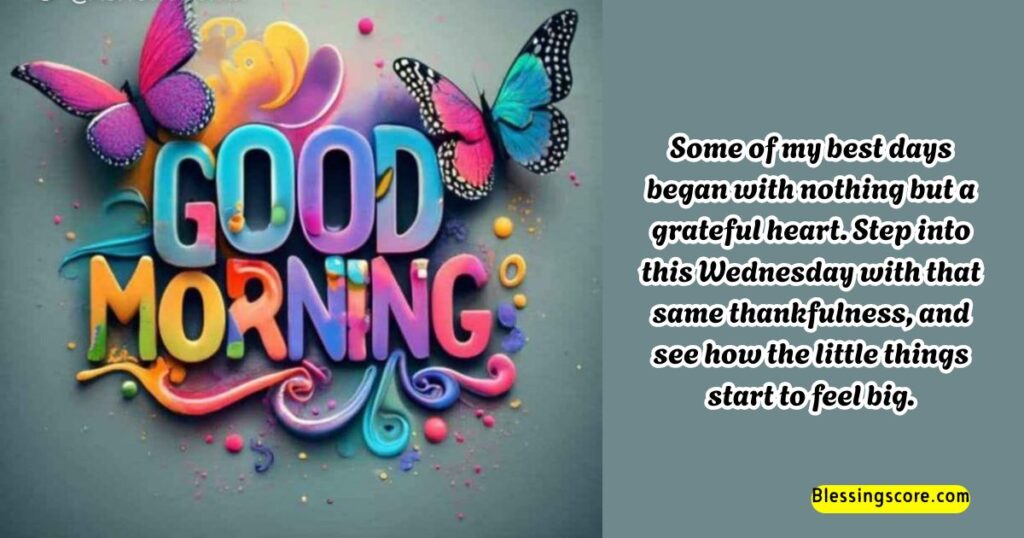 Inspirational Wednesday Morning Blessings