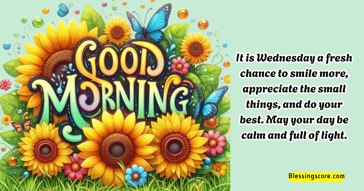 Good Morning Happy Wednesday Blessings and Prayers - Cute Images