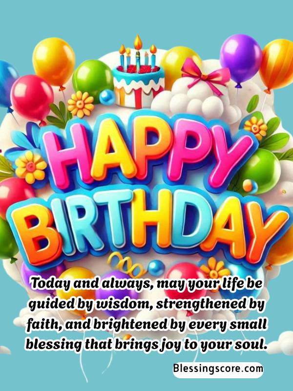 125+ Happy Birthday Blessings, Images and Prayers to Celebrate