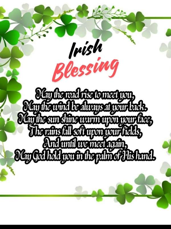 130+ Beautiful Irish Blessings, Sayings, Prayers and Images