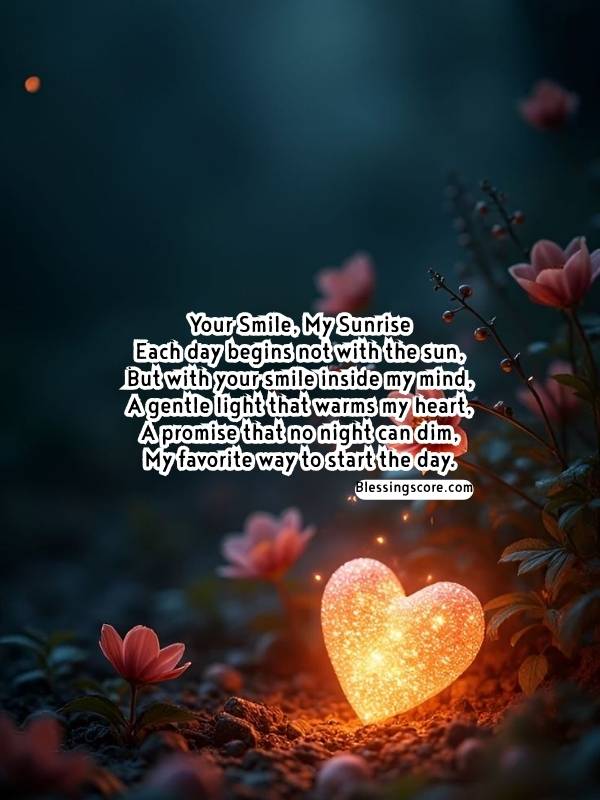 Cute Good Morning Poems to Make Her Smile