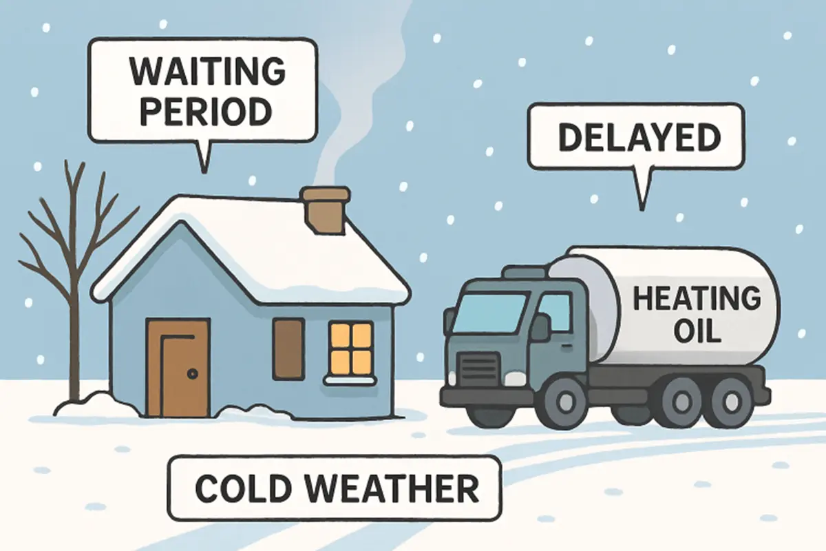What Happens If Your Heating Oil Delivery Gets Delayed — Contingencies & Planning