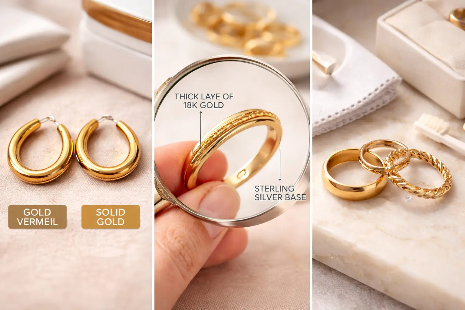 Gold Vermeil Jewelry vs Solid Gold What You Should Know Before Buying